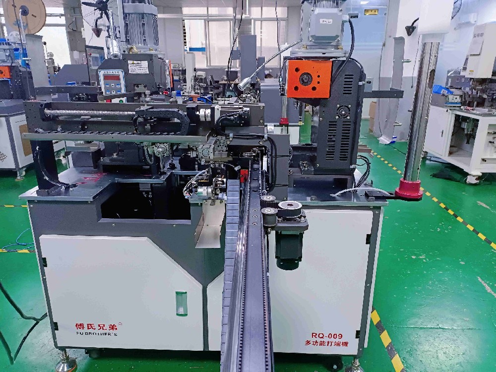 全自動并線打端子機，排線打端機，護套線靜音端子機